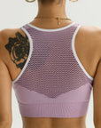 Women’s Mesh Letter Racerback Sports Bra
