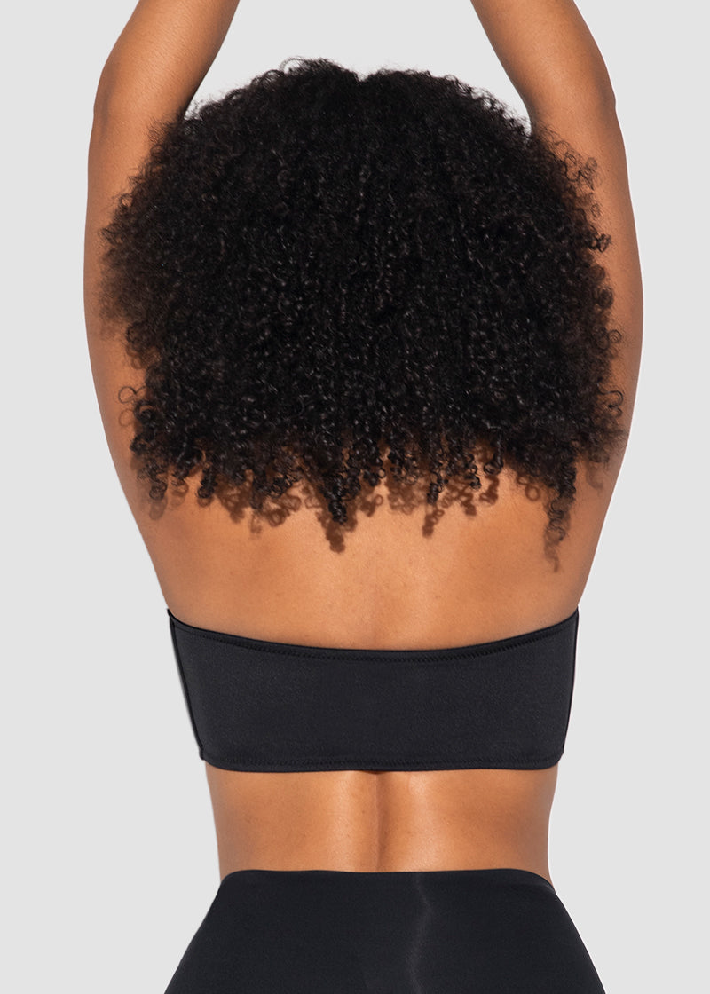 Front Closure Wireless Push-Up Bandeau Bra