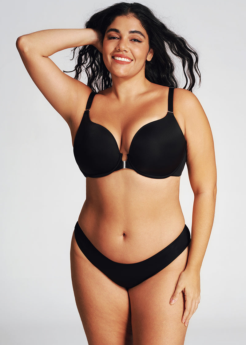 Comfort Front Closure Push Up Bra