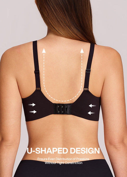 Comfort Wireless Deep V Plunge Bra