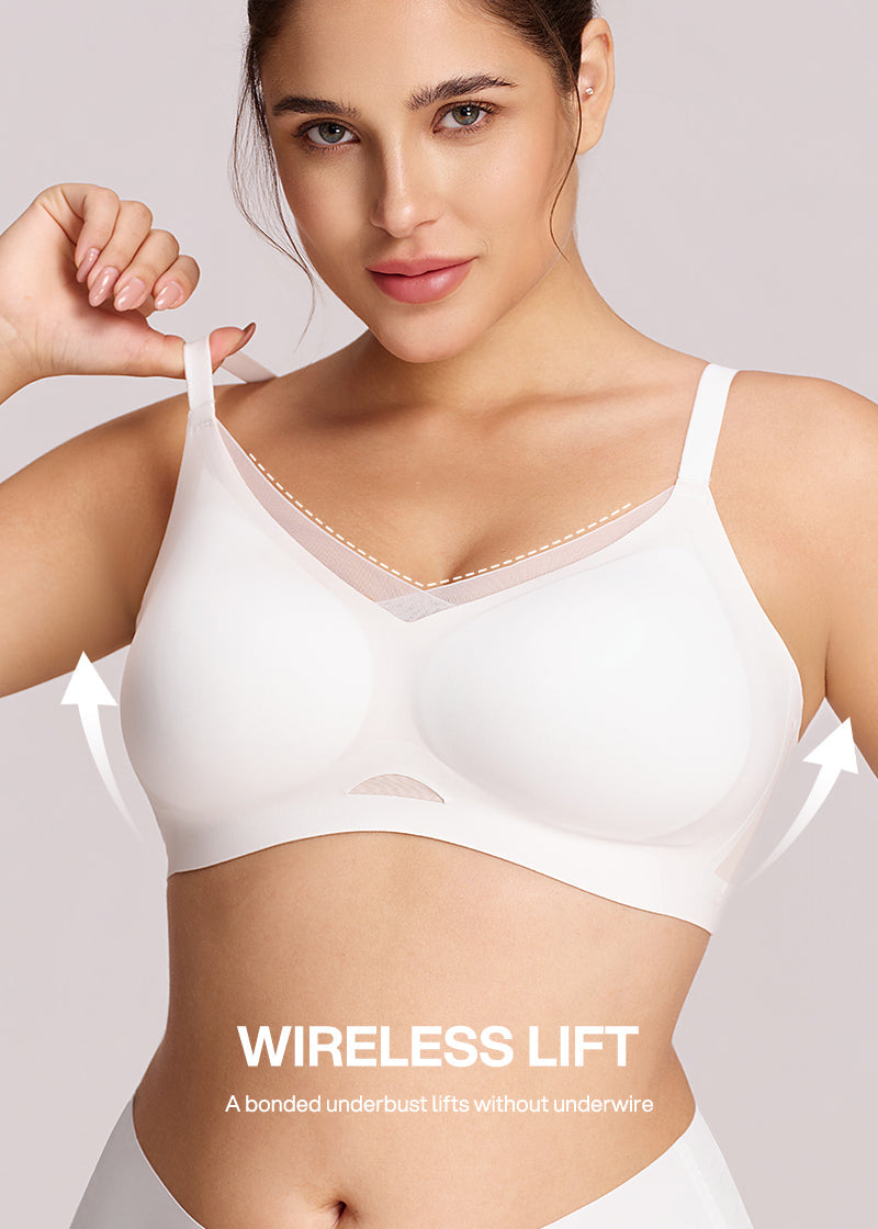 Comfort Mesh Crossover Wireless Bra